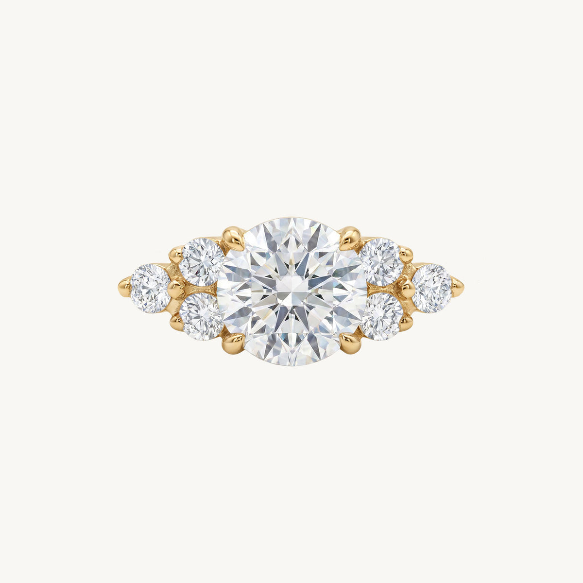 Celeste marquise trio gold