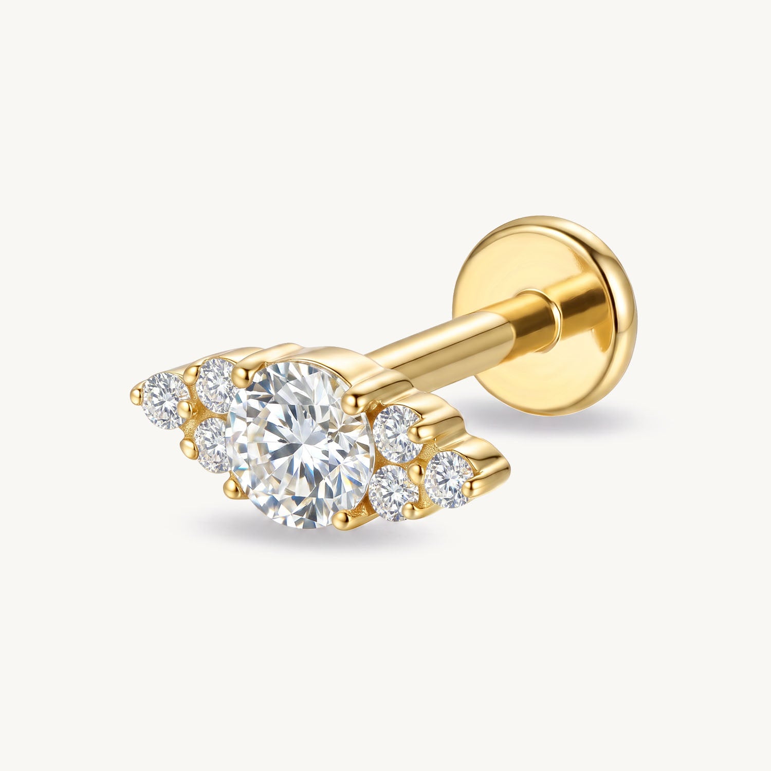 Celeste marquise trio gold