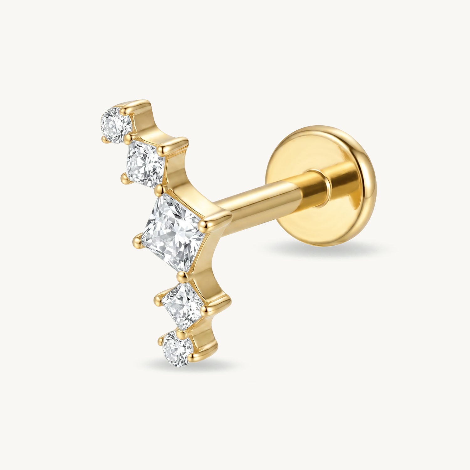 Nova crown marquise gold
