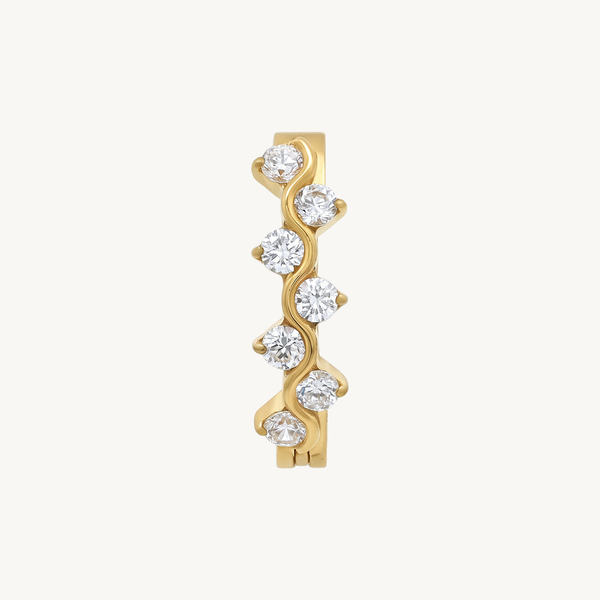 Crystal flow clicker gold