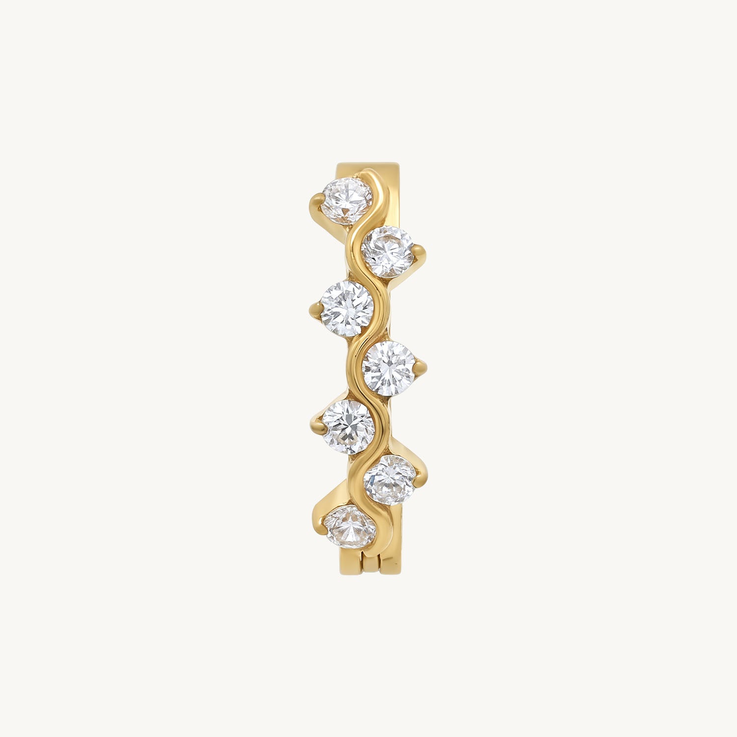 Crystal flow clicker gold