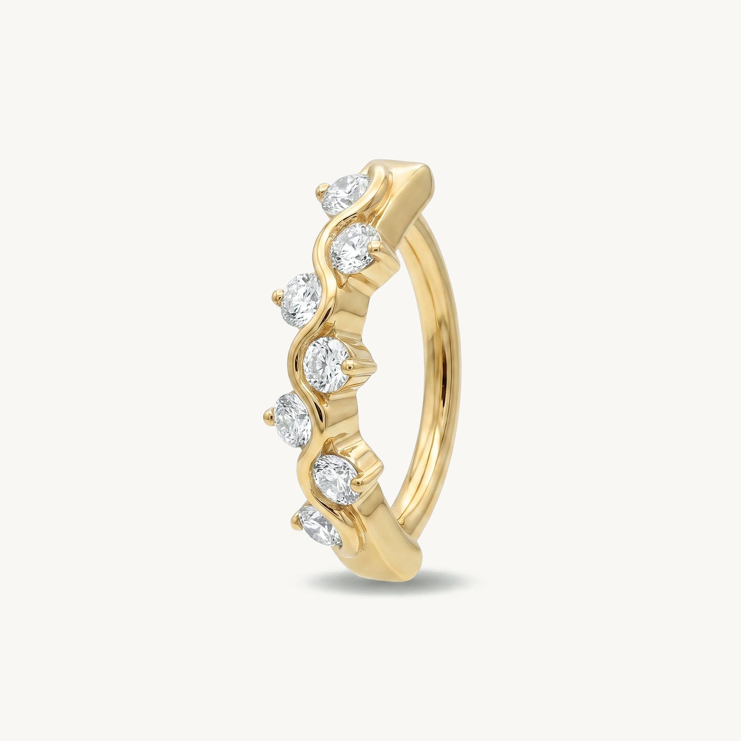 Crystal flow clicker gold