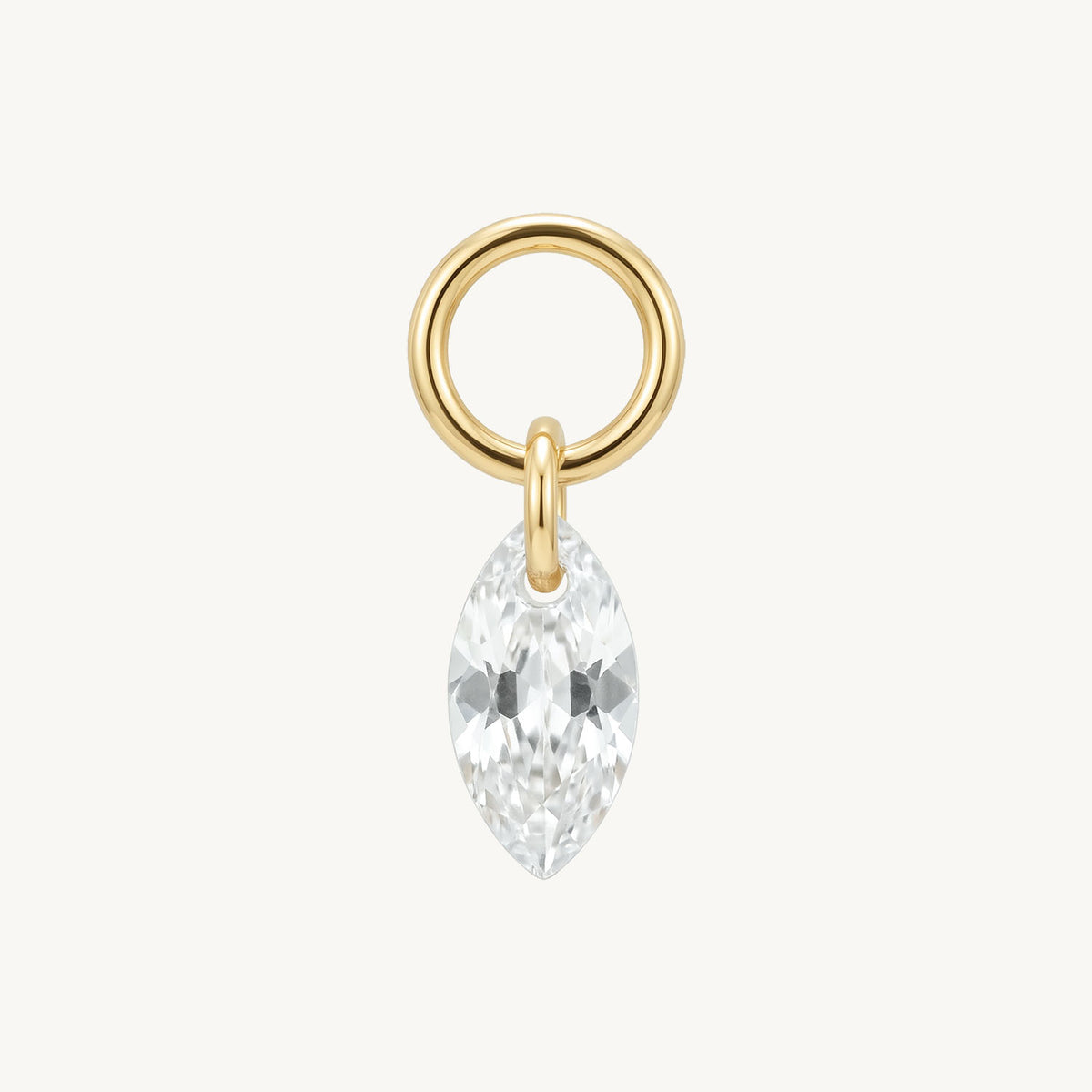 Crystal locket gold