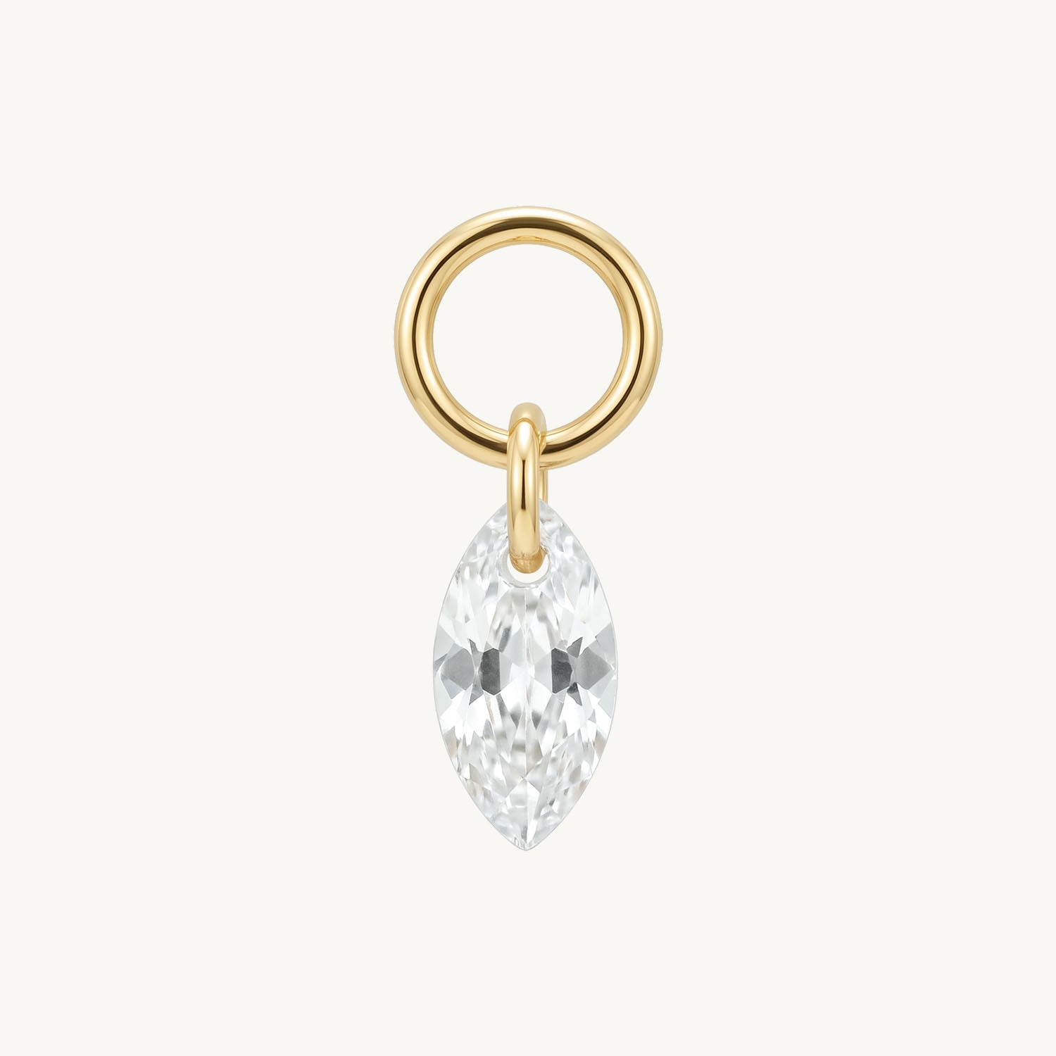 Crystal locket gold