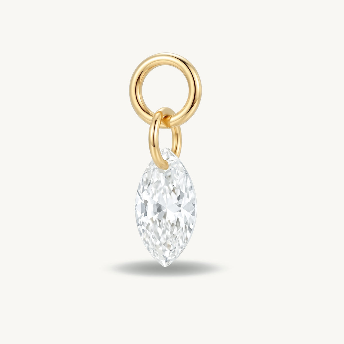 Crystal locket gold