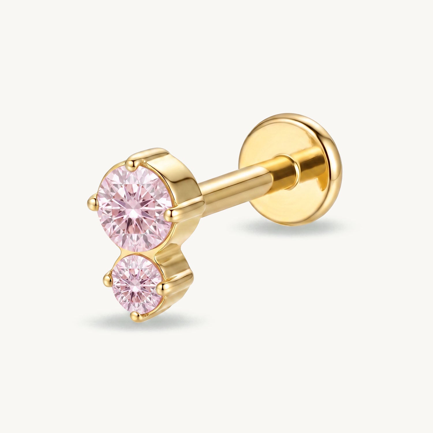 Blush sparkle gold