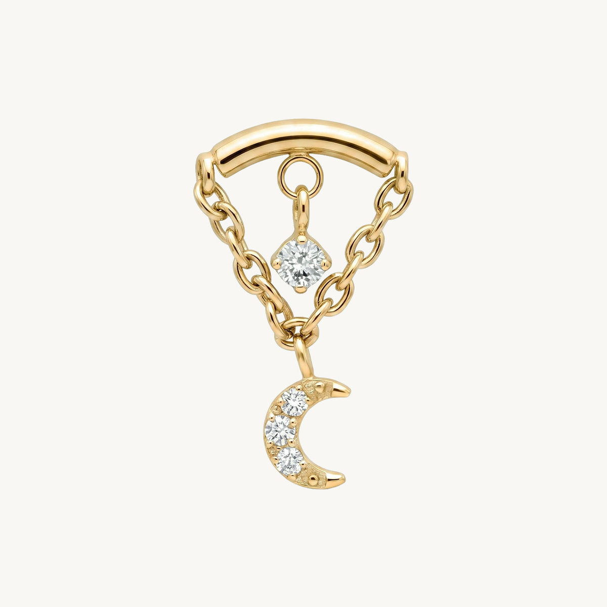 Moon drizzle gold