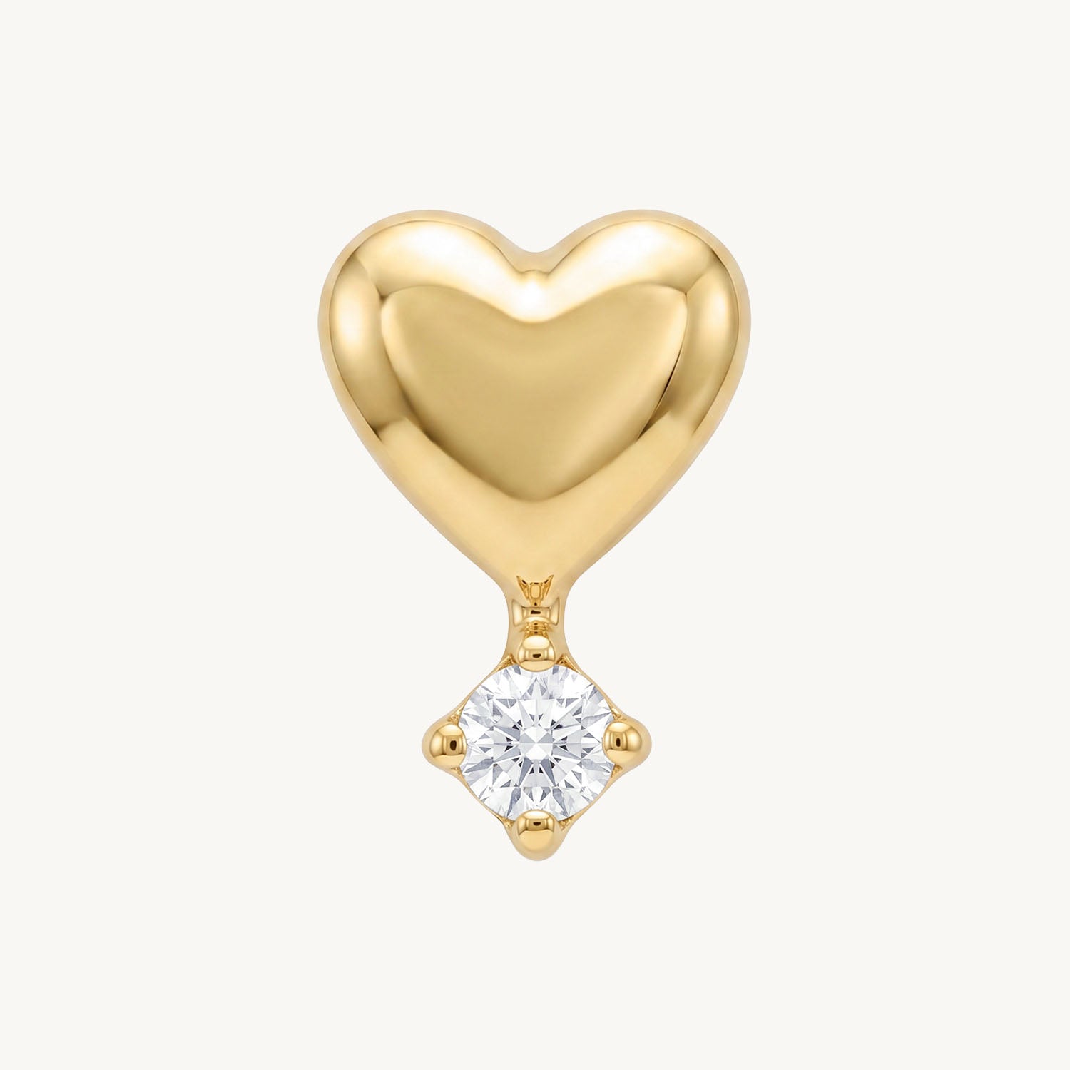 Dainty heart gold