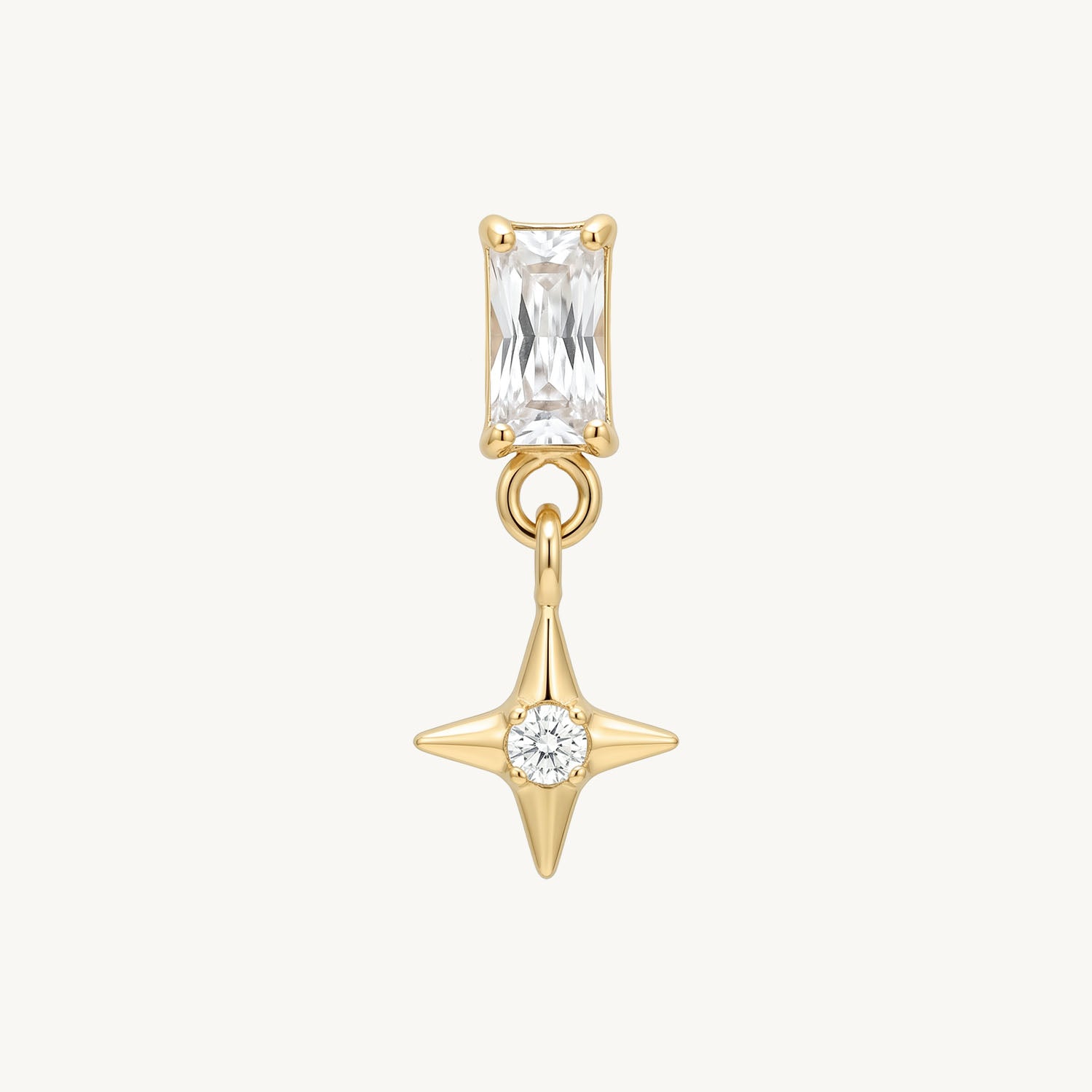Dangling celestial star gold