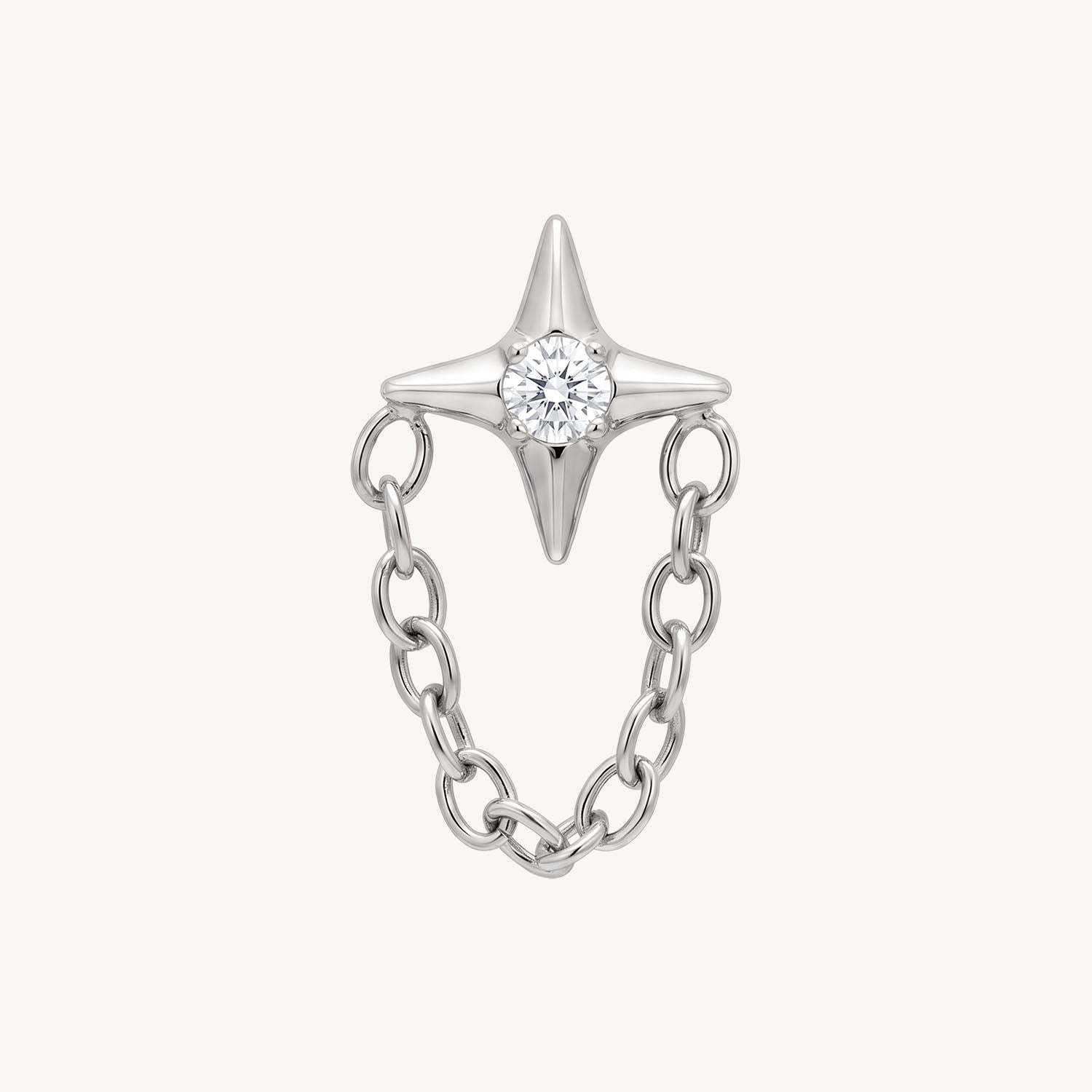 Celestial chain stud