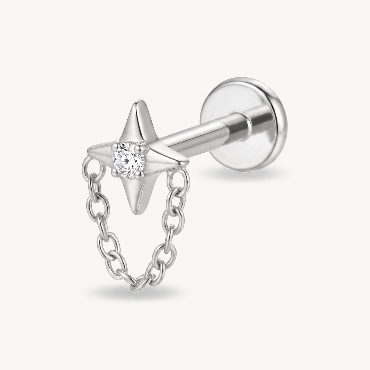 Celestial chain stud