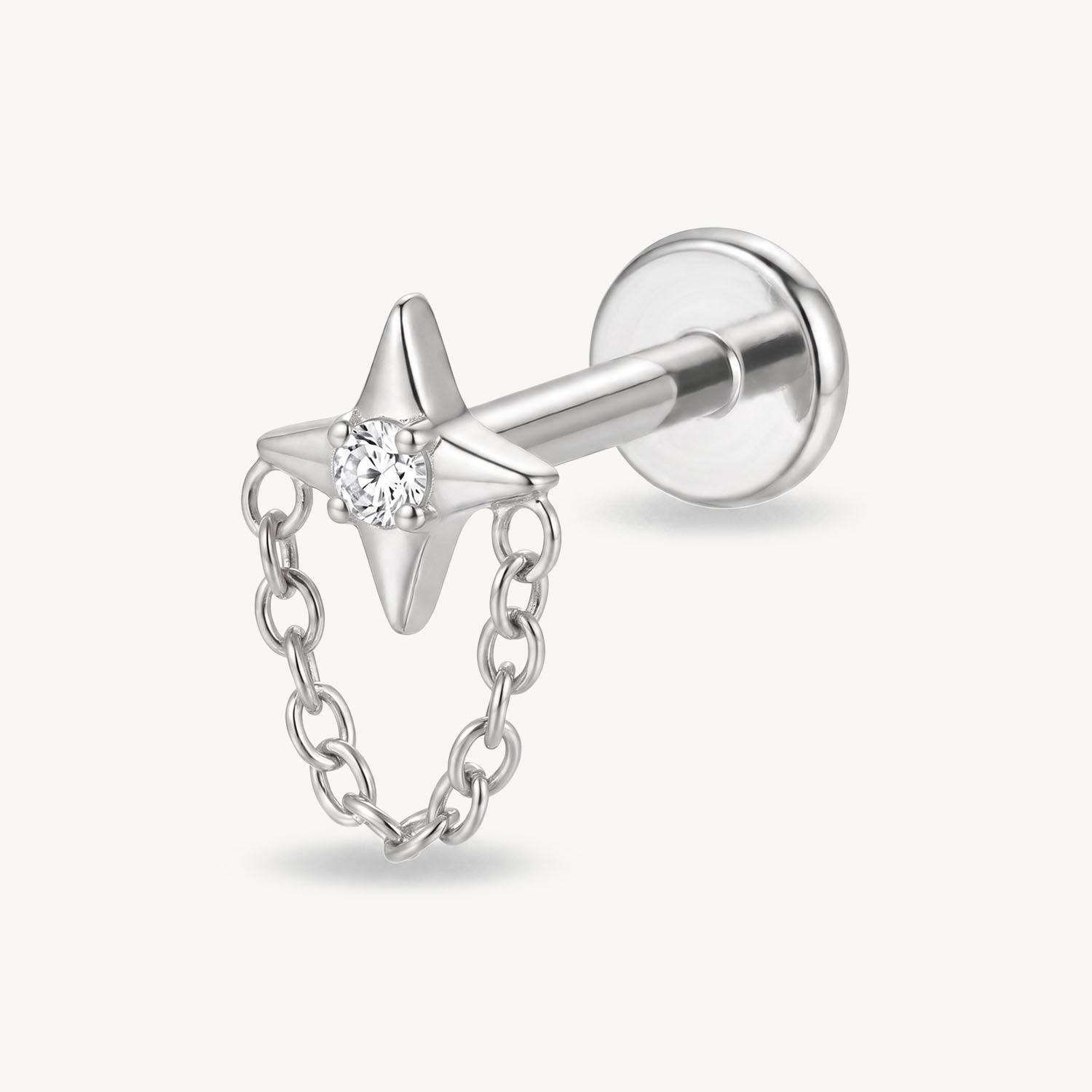 Celestial chain stud