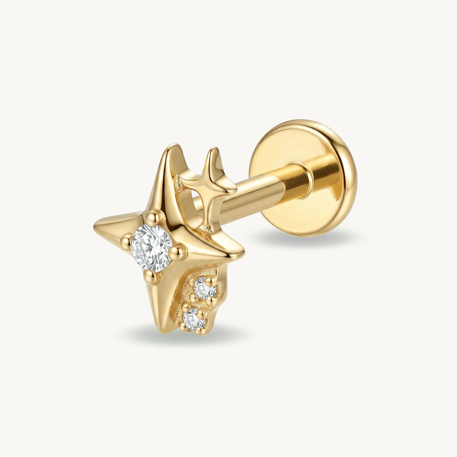 Spiked star gold