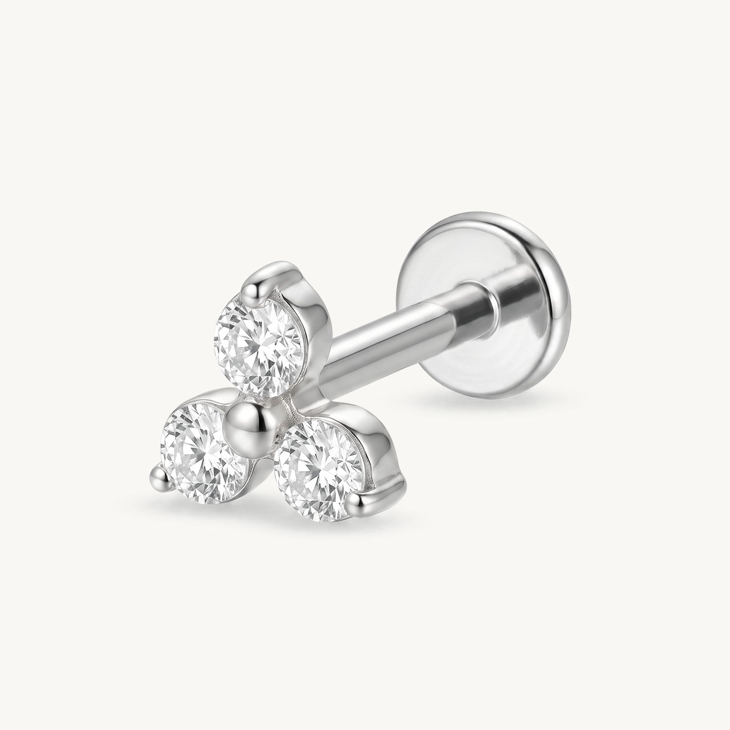 Lab grown trio diamond