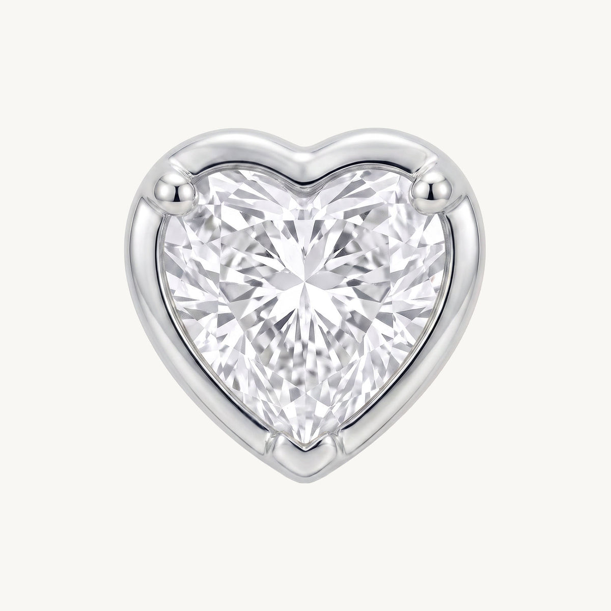 Lab grown Sweet heart diamond