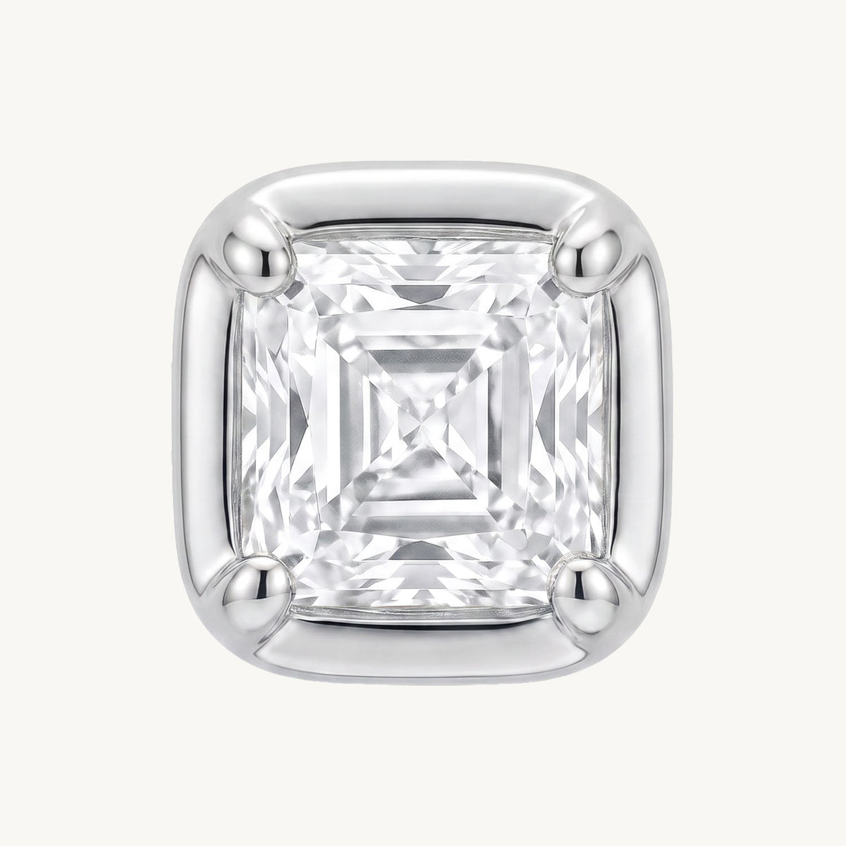 Lab grown ice cube diamond