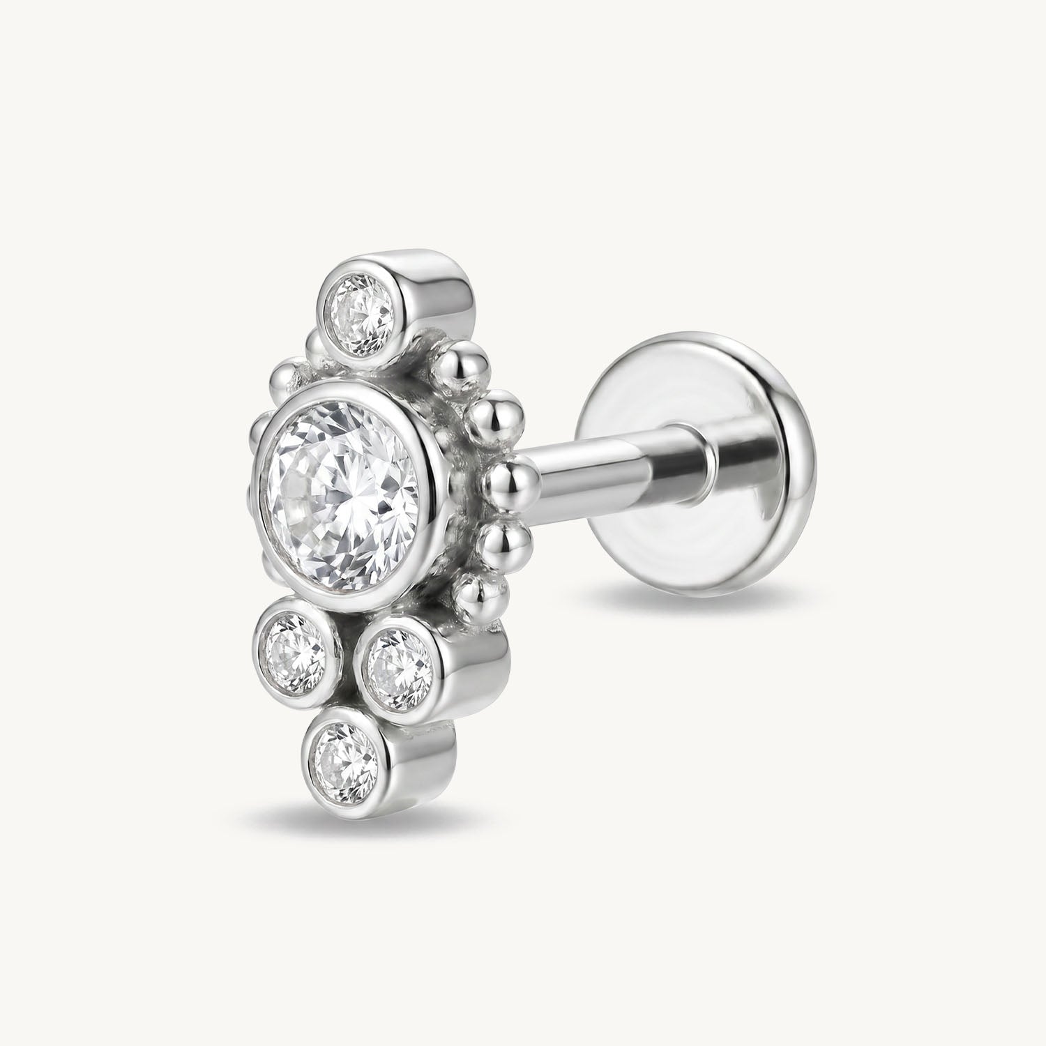 Trio crystal cluster