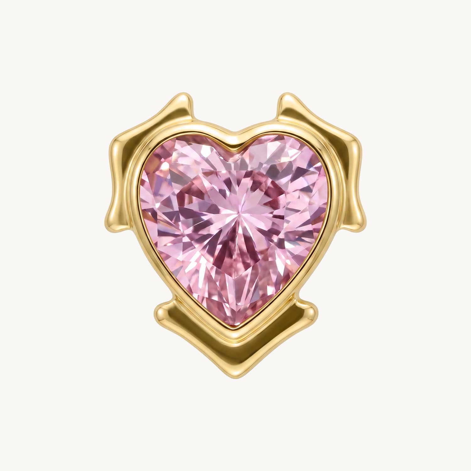 Rosy heart gold