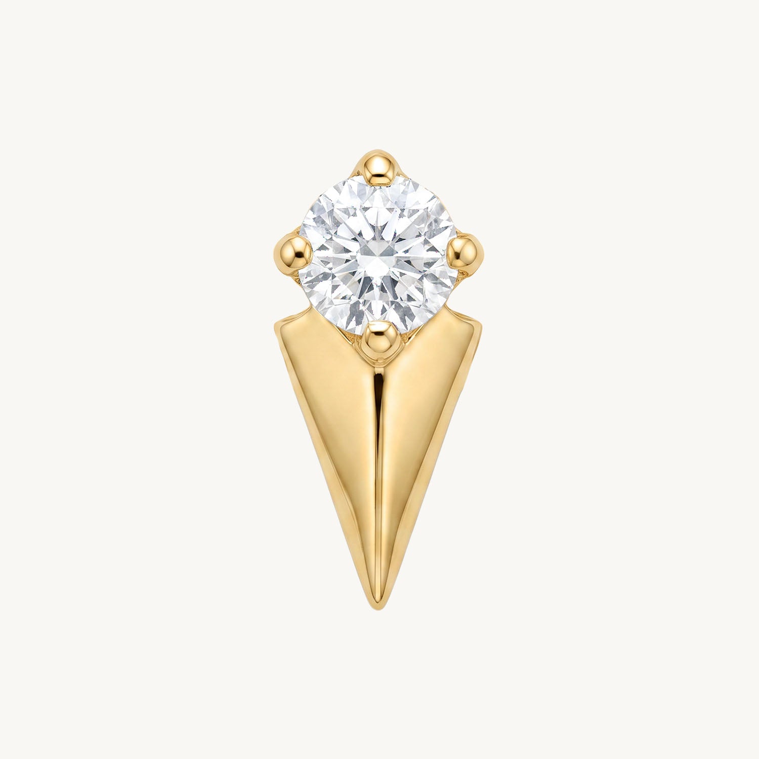 Crystal cone gold