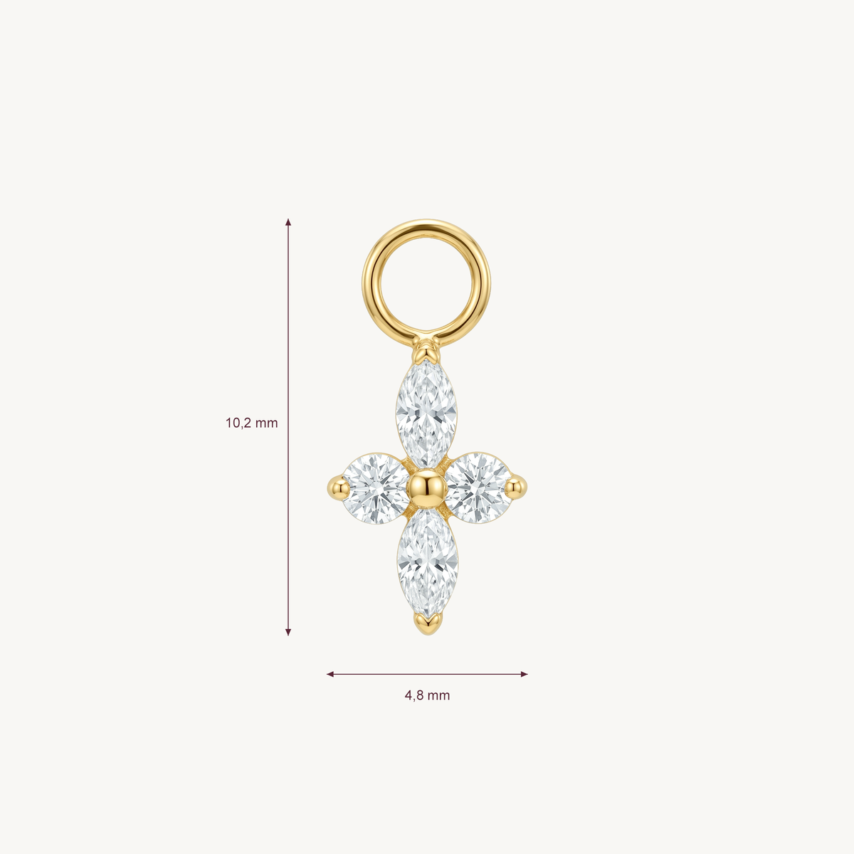 Fleur Spark gold – AFMETING