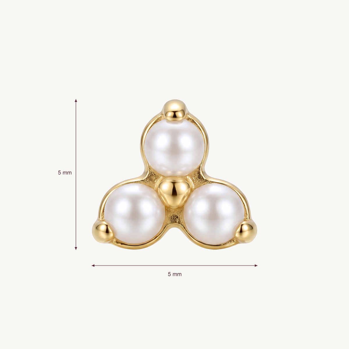 Pearl trio gold – AFMETING