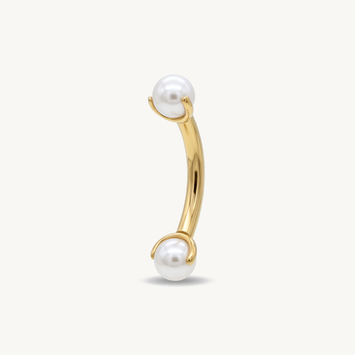 Curved pearl gold – SIDE