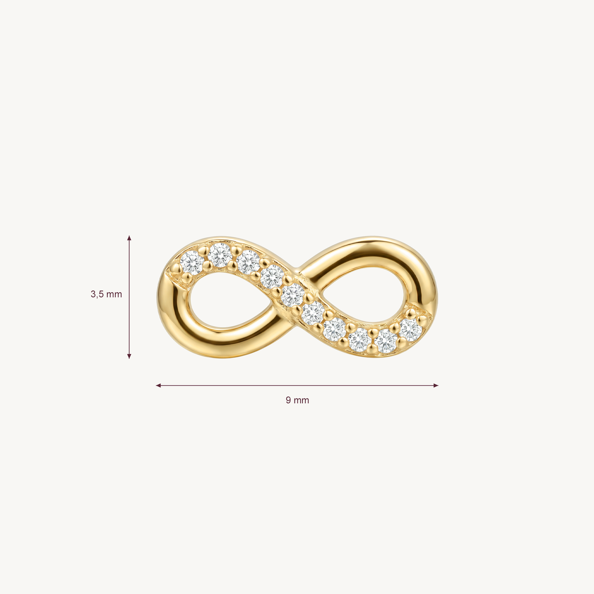 Infinity sparkle gold – AFMETING