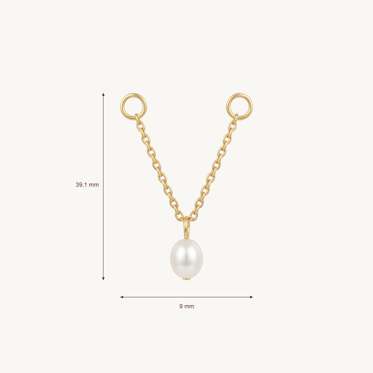 Pearl whisper chain gold – AFMETING