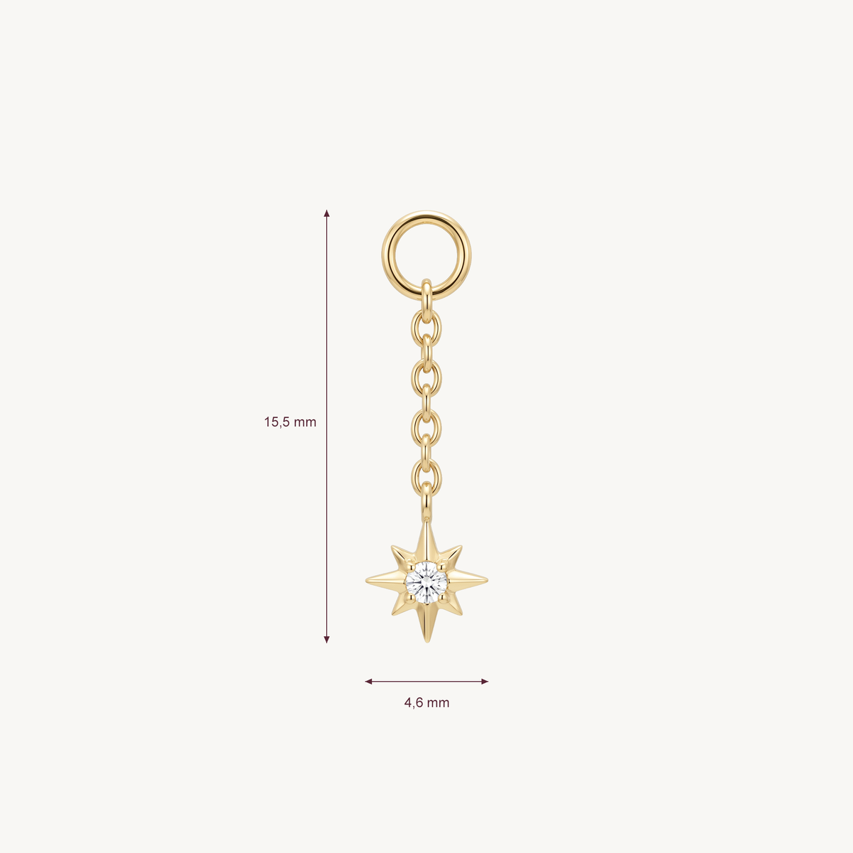Tiny star chain gold – AFMETING