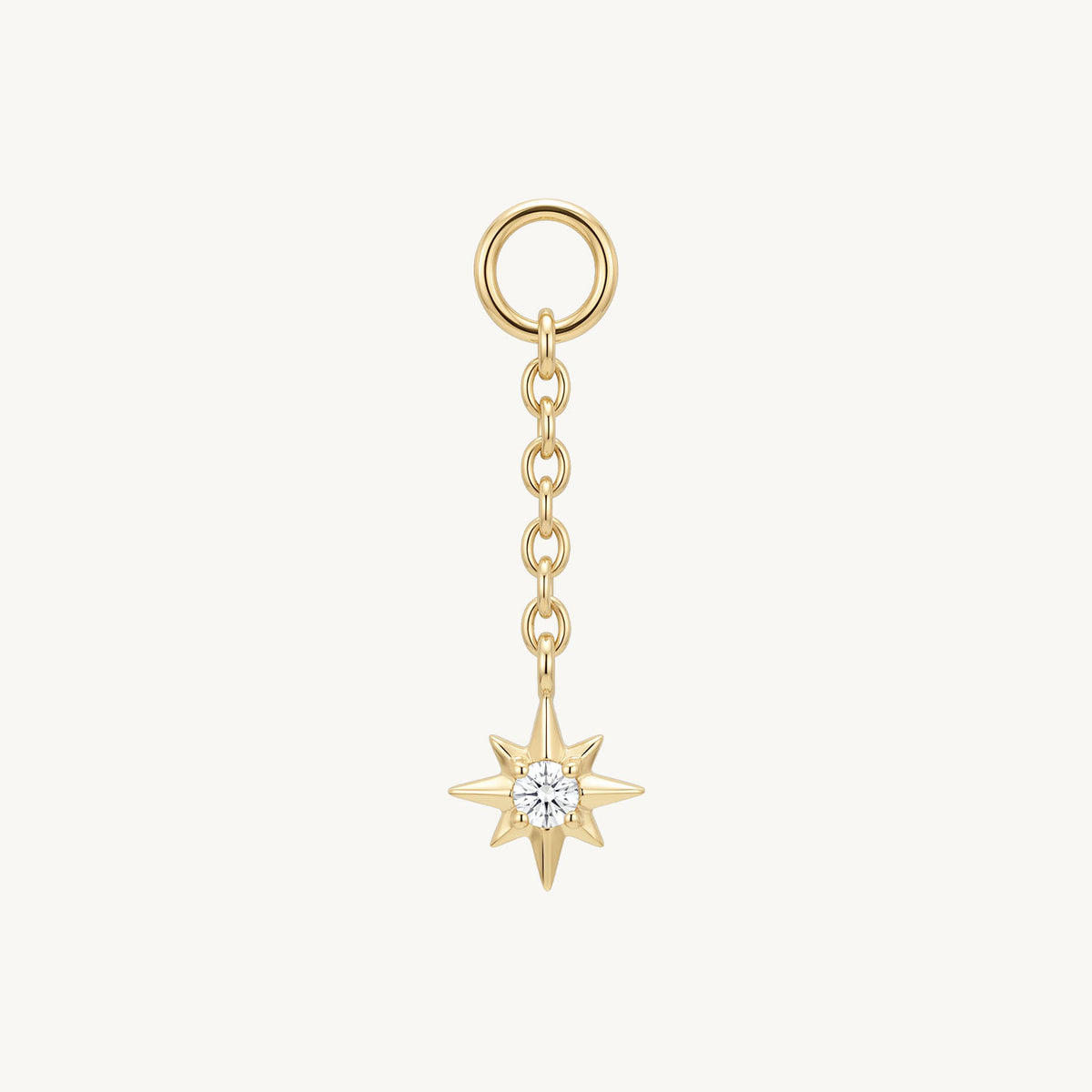 Tiny star chain gold – FRONT