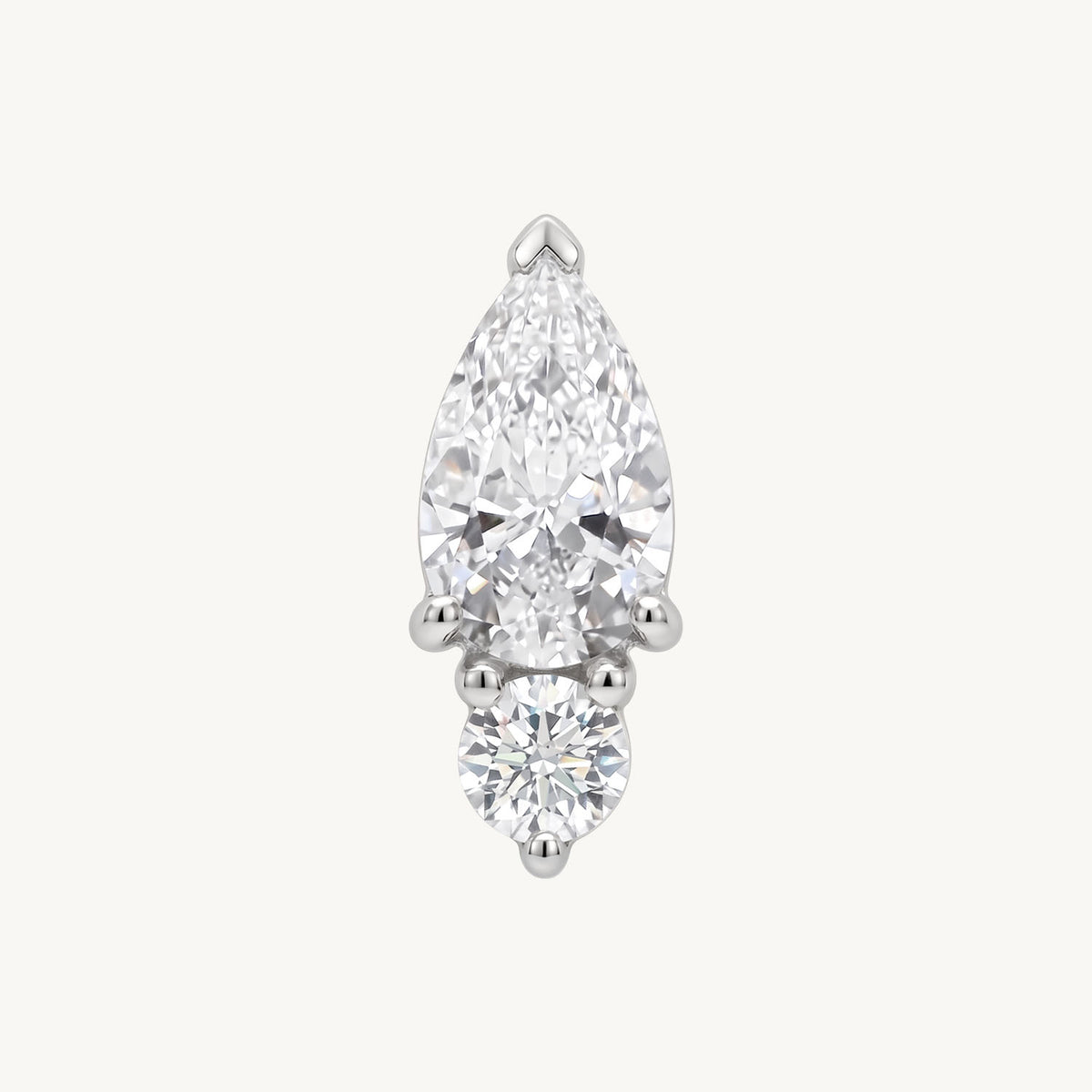 Crystal teardrop duo