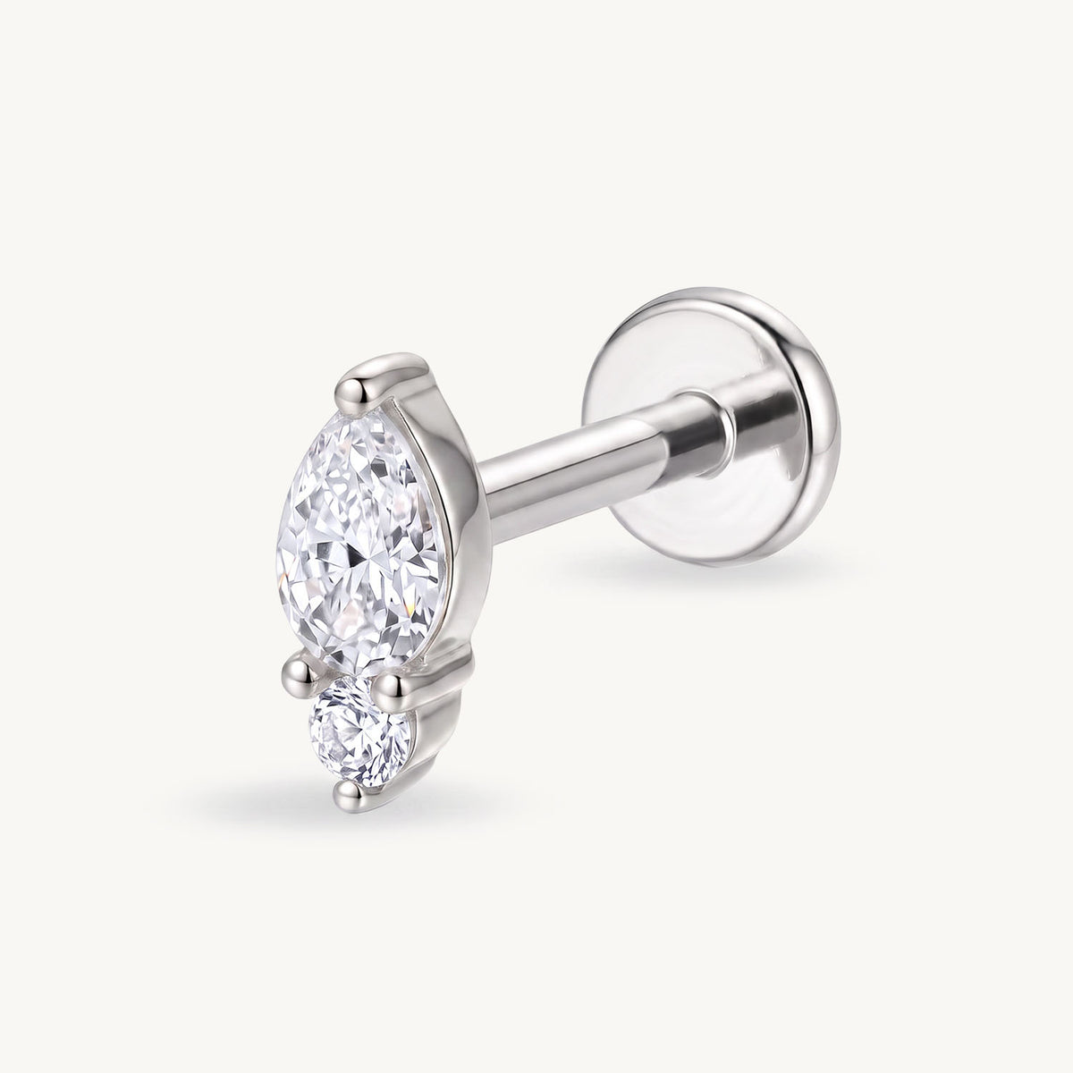 Crystal teardrop duo