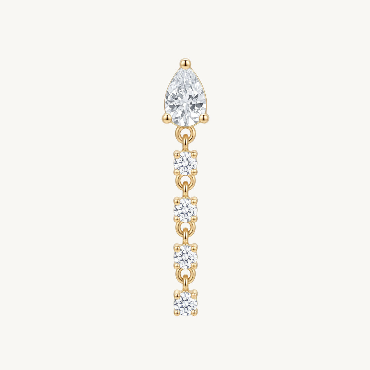 Sparkle line gold vooraanzicht
