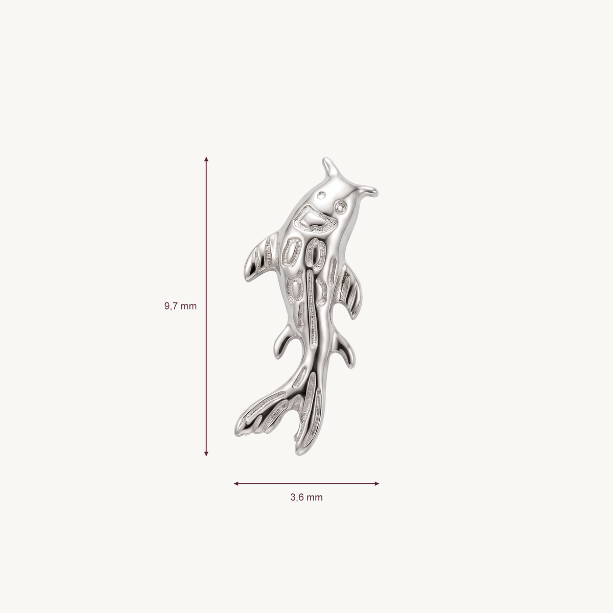Koi stud afmetingen in millimeters