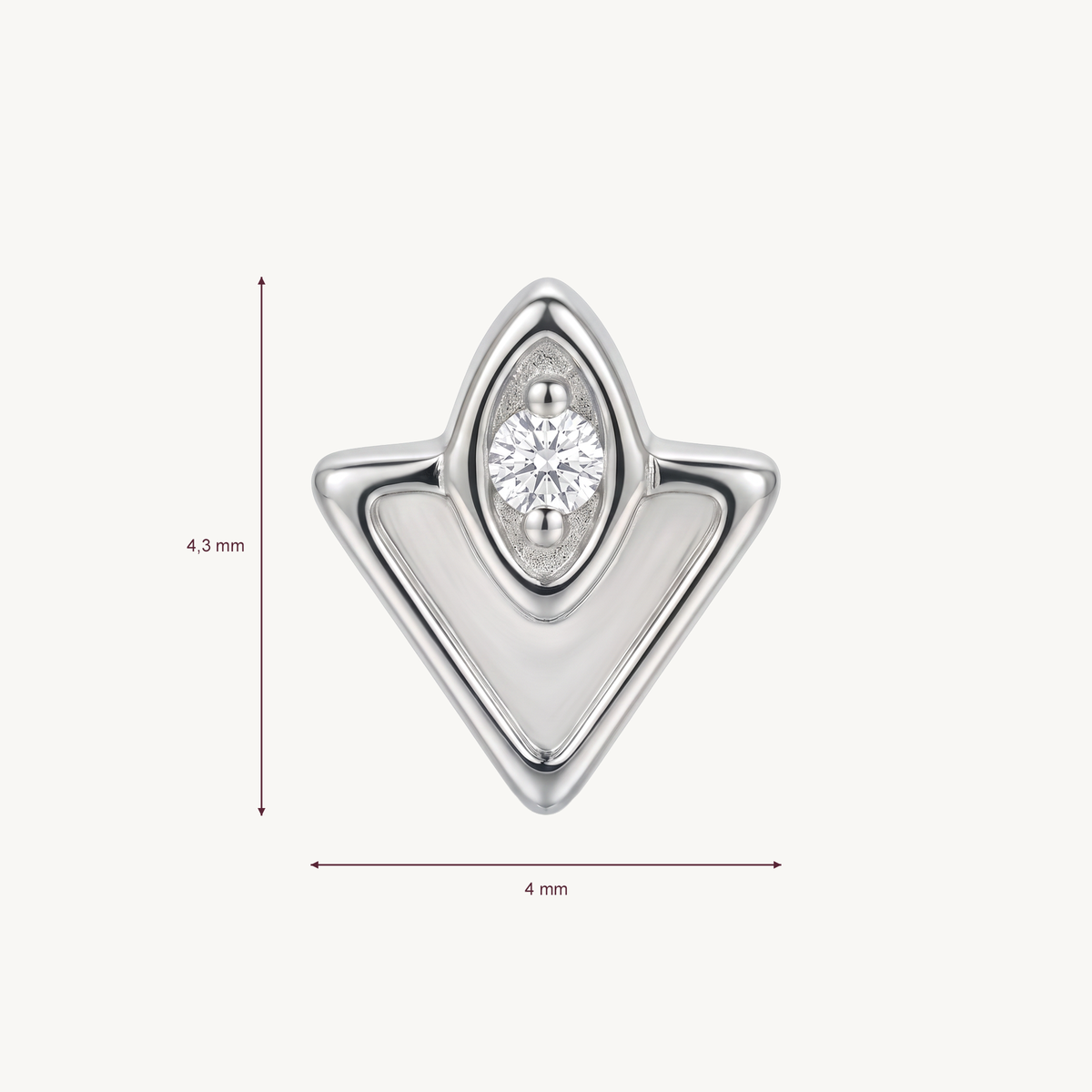 Diamond frame afmetingen in millimeters