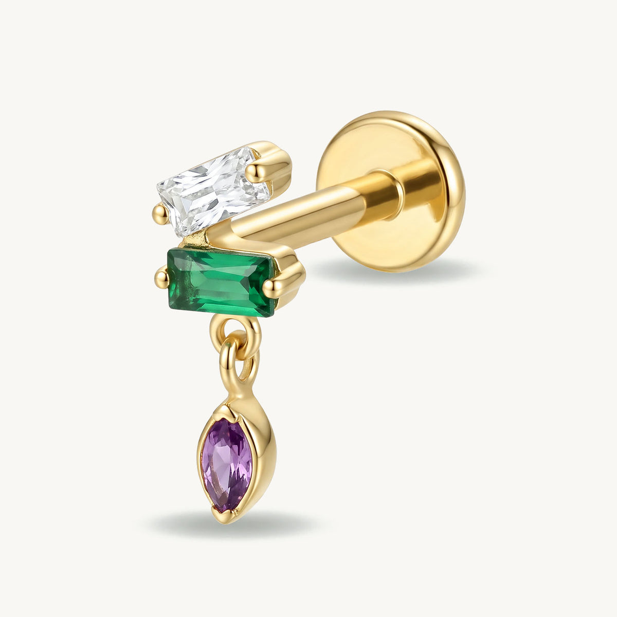Gem duet gold zijaanzicht