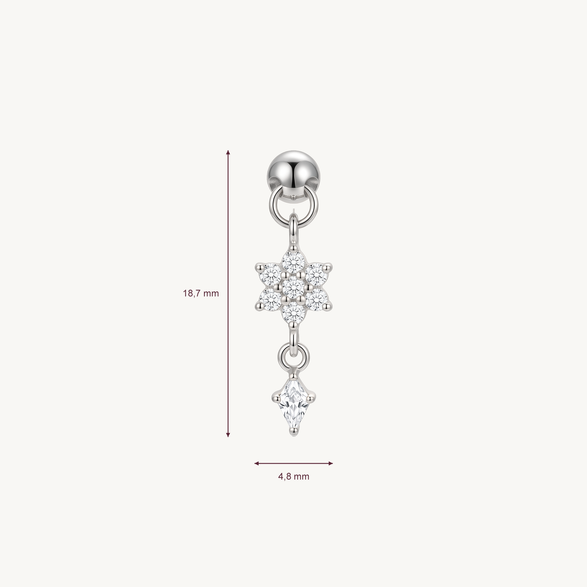 Astra fall afmetingen in millimeters