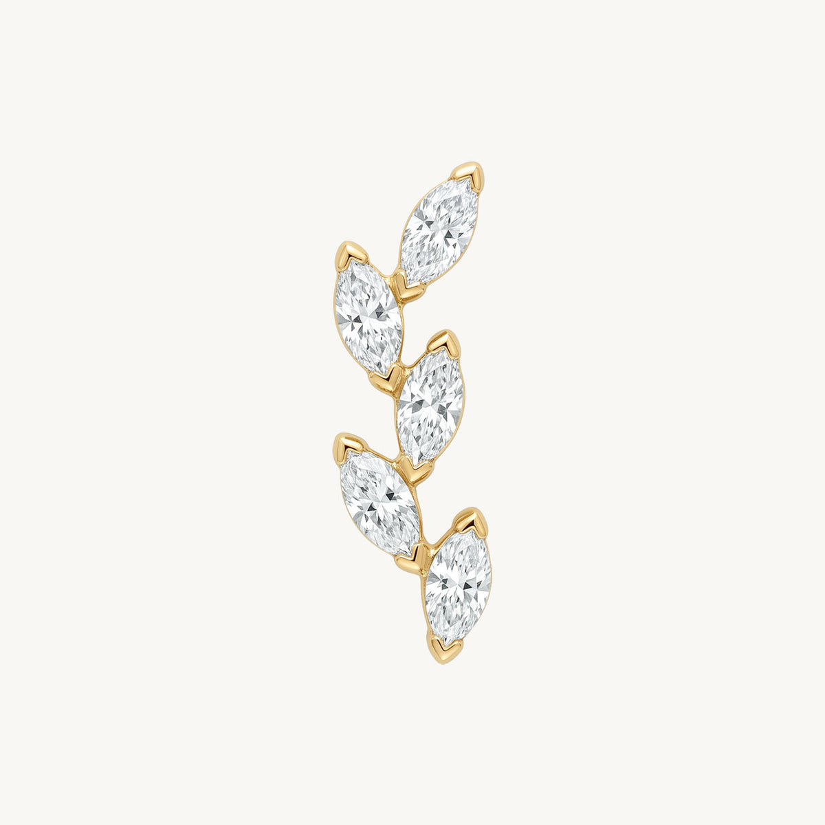 Laurel curve gold vooraanzicht