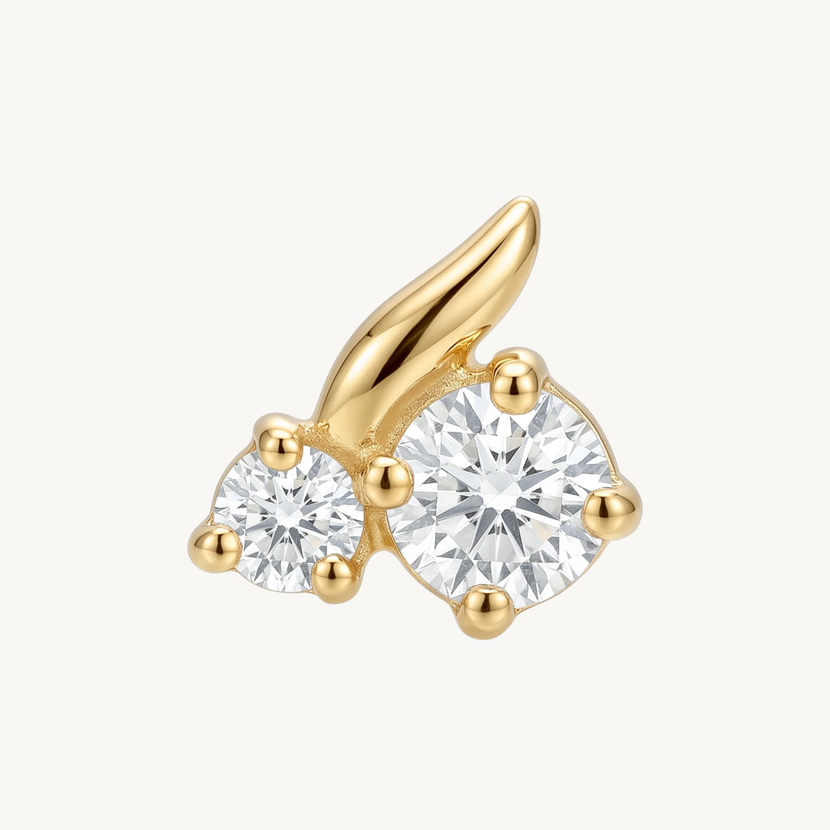Winged shine gold vooraanzicht