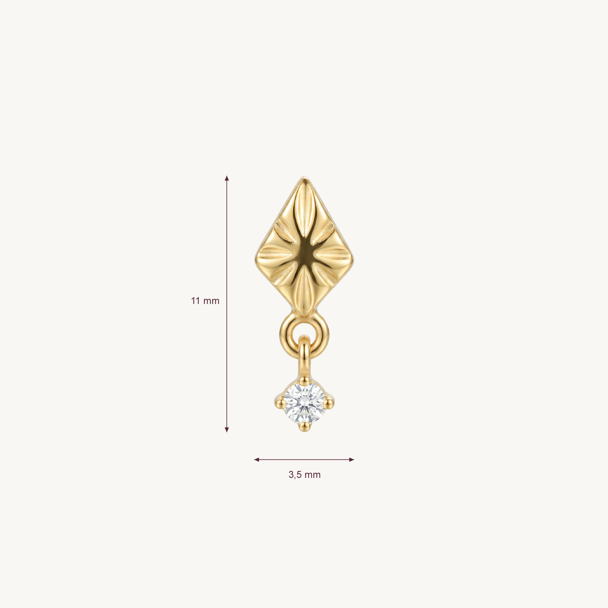 Sunburst drop gold – AFMETING
