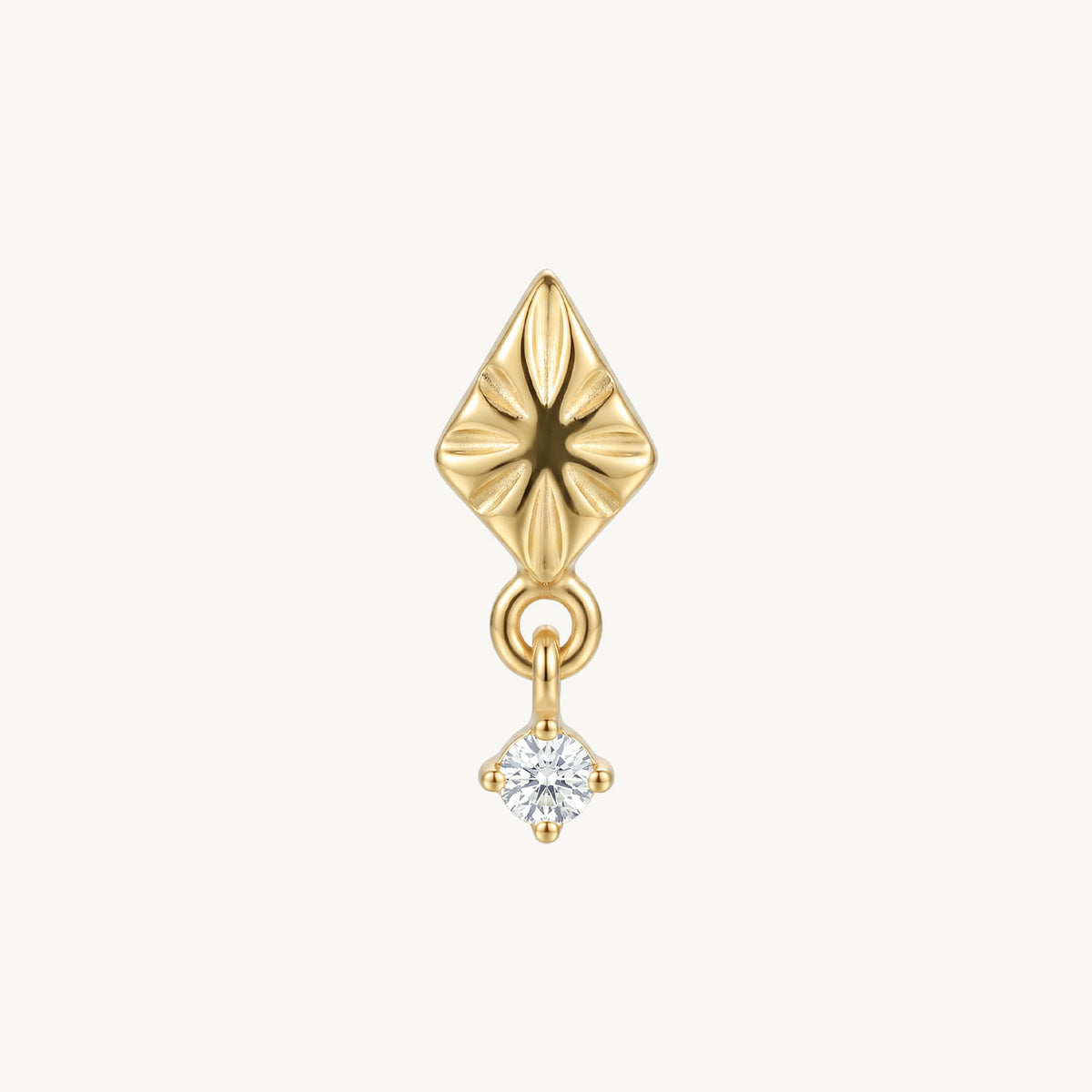 Sunburst drop gold – FRONT