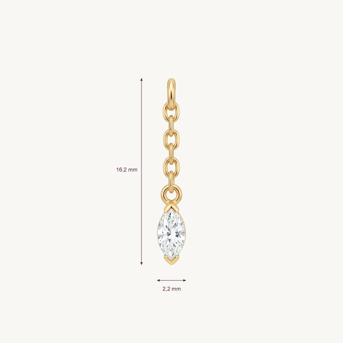 Marquise chain gold – AFMETING