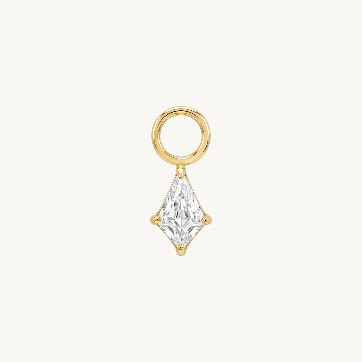Kite charm gold – FRONT