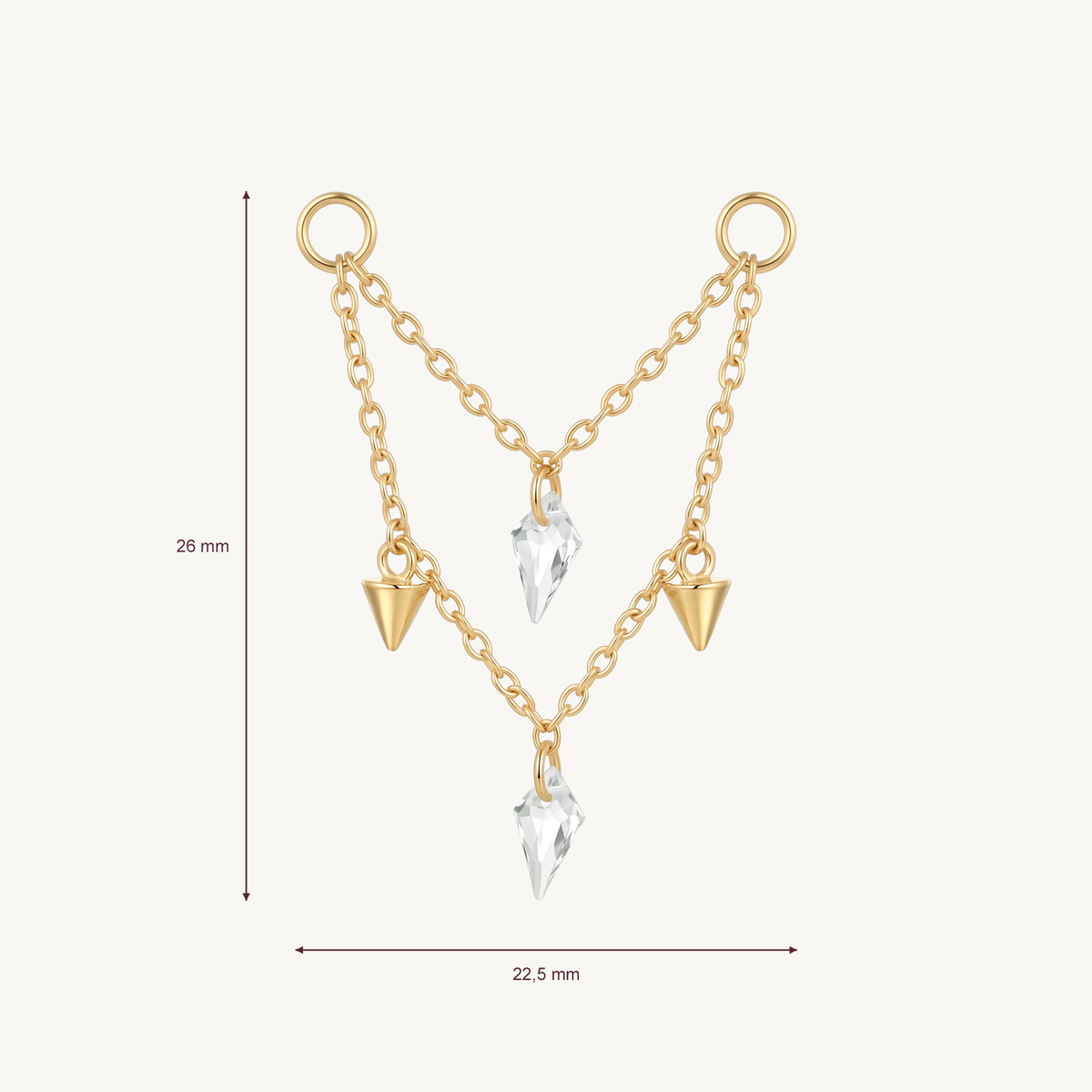 Prism cascade gold – AFMETING
