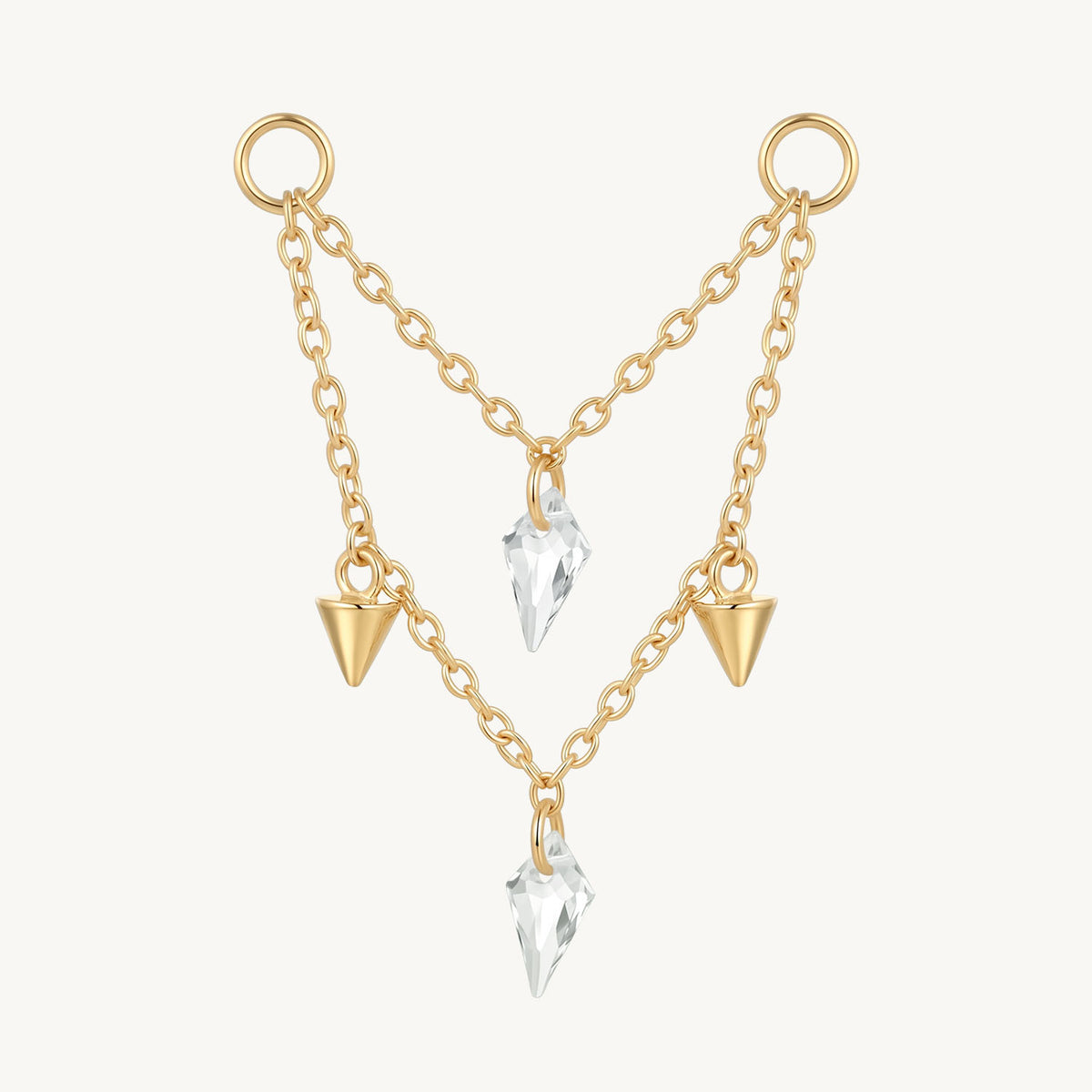 Prism cascade gold – FRONT