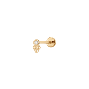 Dew Drops Duo - 14K Goud & Labgrown Diamant