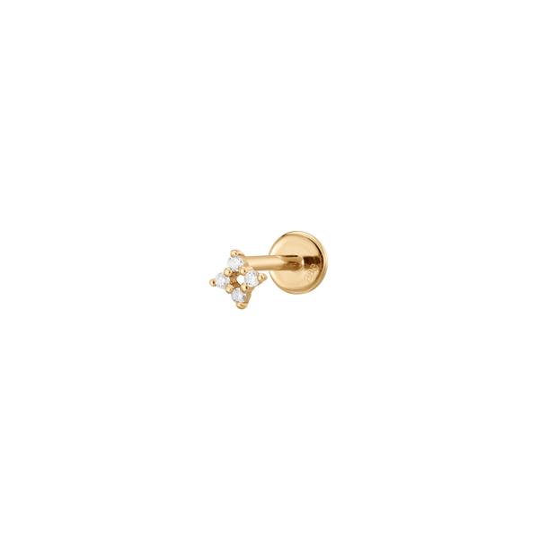 Delicate Cluster - 14K Goud & Labgrown Diamant