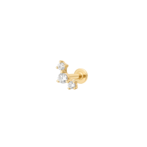Trio Bloom - 14K Goud & Labgrown Diamant