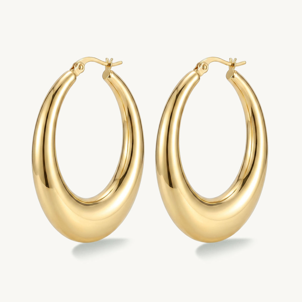 Bulb earrings gold