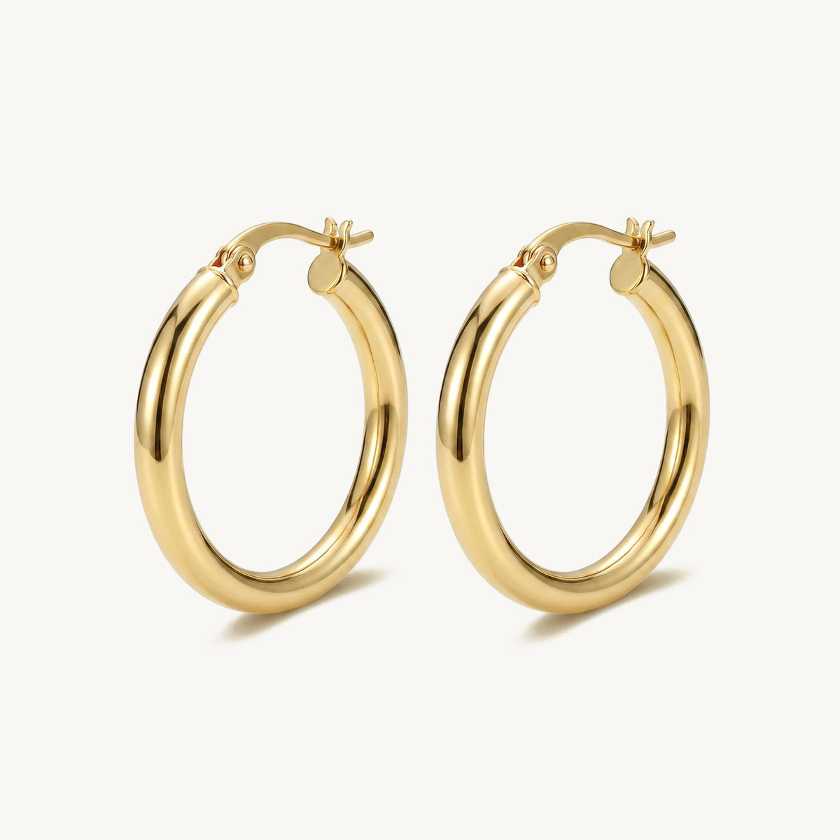 Classic hoops gold 20 mm